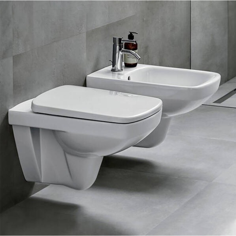 Унітаз підвісний воронкоподібний з кришкою soft-close Selnova Square 501.961.00.1 Geberit