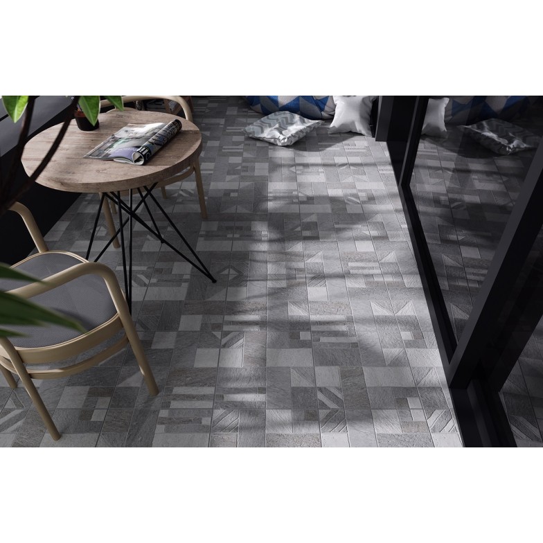 Плитка підлогова 3F2830 Misto Mattone Сірий 40x40 код 8901 Голден Тайл