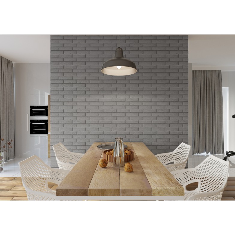 Плитка фасадна Foggia Gris 6,5x24,5x0,8 код 1924 Cerrad
