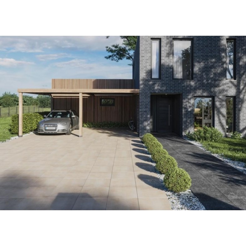 Плитка керамогранітна Pizarra Grey 3.0 RECT 600x600x30 StarGres