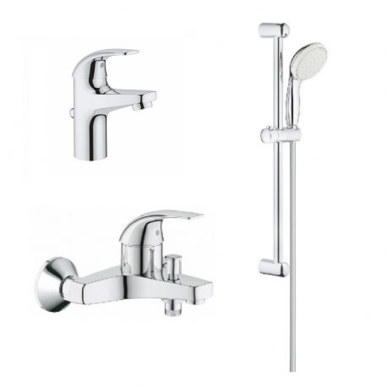 Набір змішувачів для ванни 3 в 1 BauCurve UA122217S0 Grohe