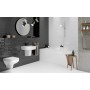 Simple Art Black Glossy Structure Cubes глянцева стінова 20×60 см, Cersanit Simple Art Black Glossy Structure Cubes глянцева стінова 20×60 см, Cersanit