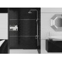 Simple Art Black Glossy Structure Cubes глянцева стінова 20×60 см, Cersanit Simple Art Black Glossy Structure Cubes глянцева стінова 20×60 см, Cersanit