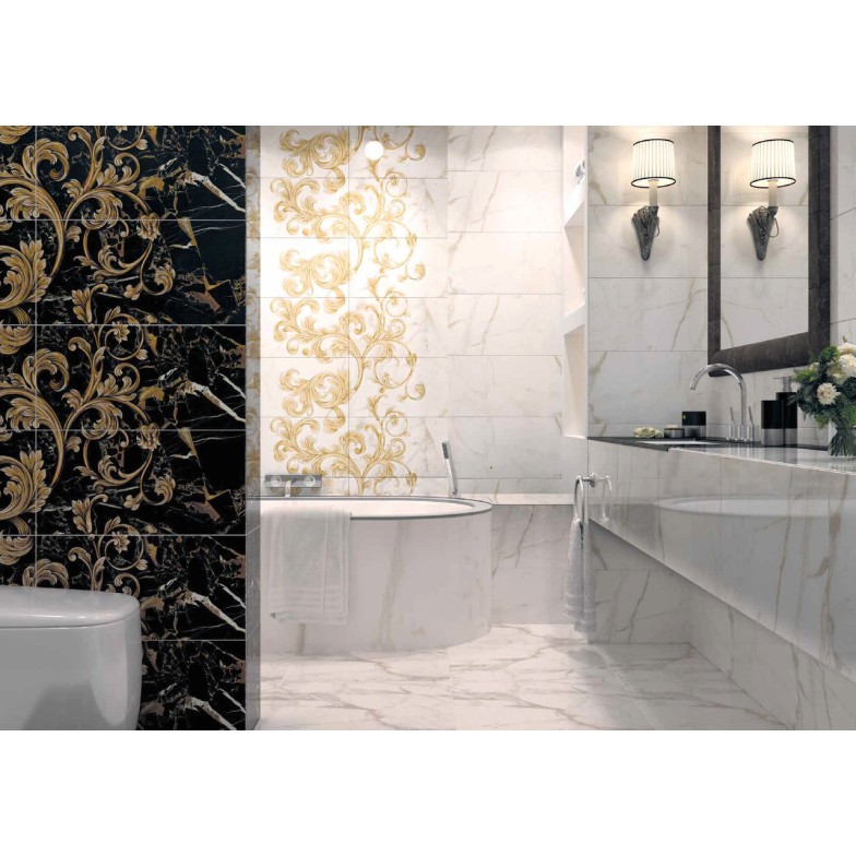 Плитка стінова Saint Laurent білий 300x600x9 Golden Tile
