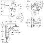 Набір змішувачів для ванни 3 в 1 Eurosmart (12324TS), Grohe