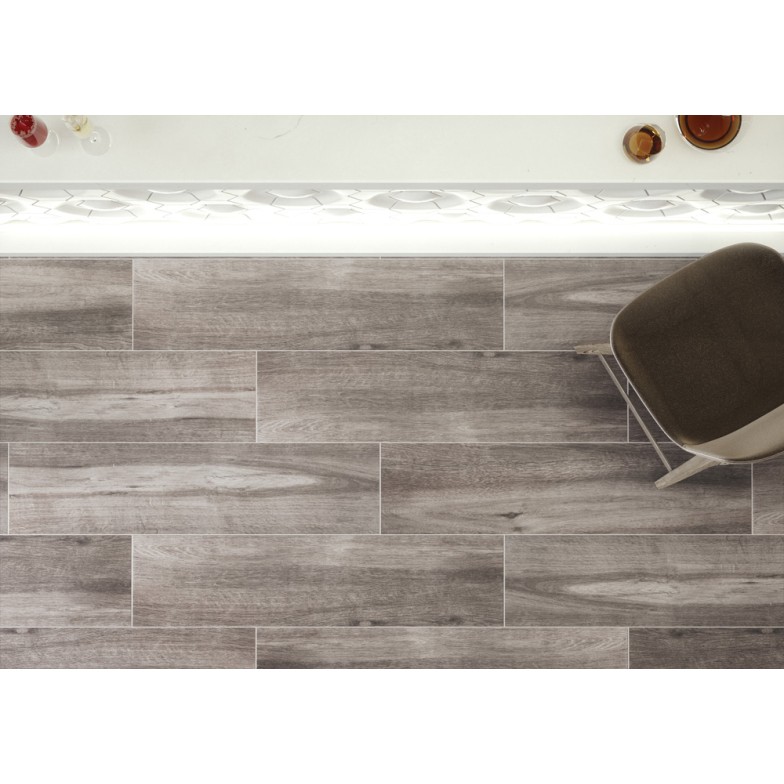 Плитка підлогова Mattina Grigio RECT 29,7x120,2x0,8 код 1816 Cerrad