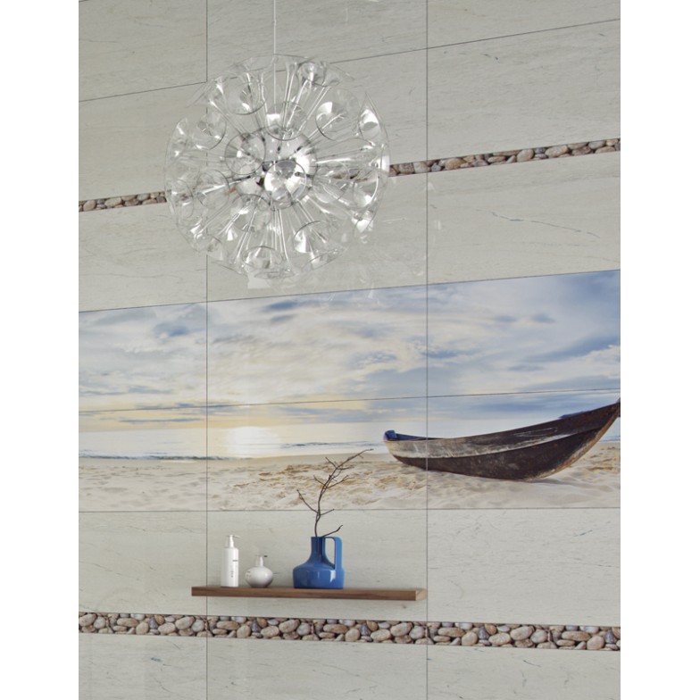 Плитка стінова Crema Marfil Sunrise бежевий 300x600x10,2 Golden Tile