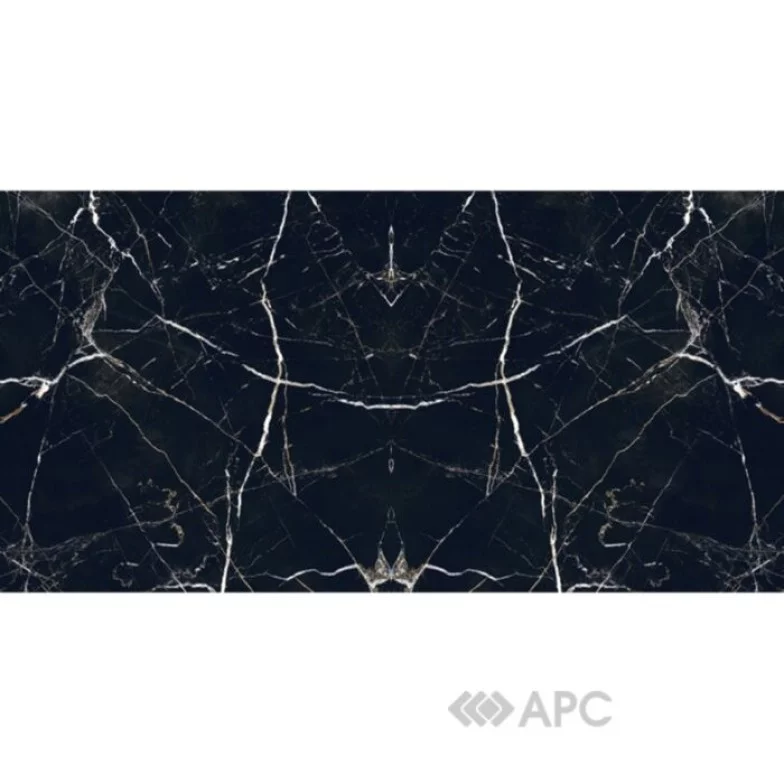 Плитка Керамограніт Allore Group Ashford Black F P R Full Lappato 60*120 см чорний 