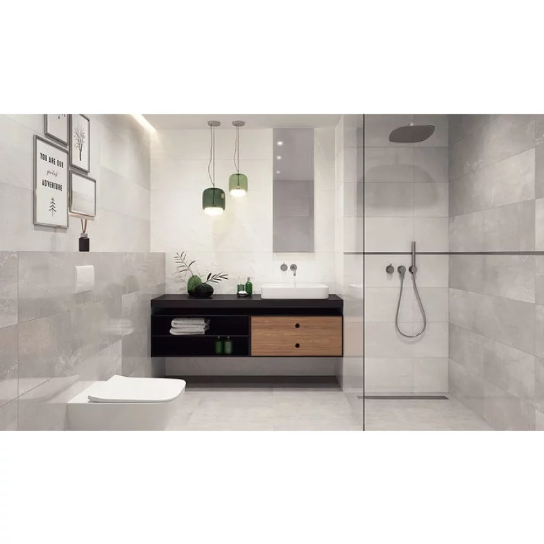 Плитка стінова Natura Bianco STR 300x600x9 Paradyz