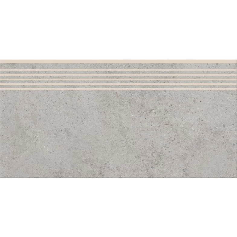 Сходинка пряма HIGHBROOK LIGHT GREY STEPTREAD 298х598x9 Cersanit