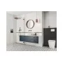 Фриз Uniwersalna listwa szklana Nero 23x600x8 Paradyz