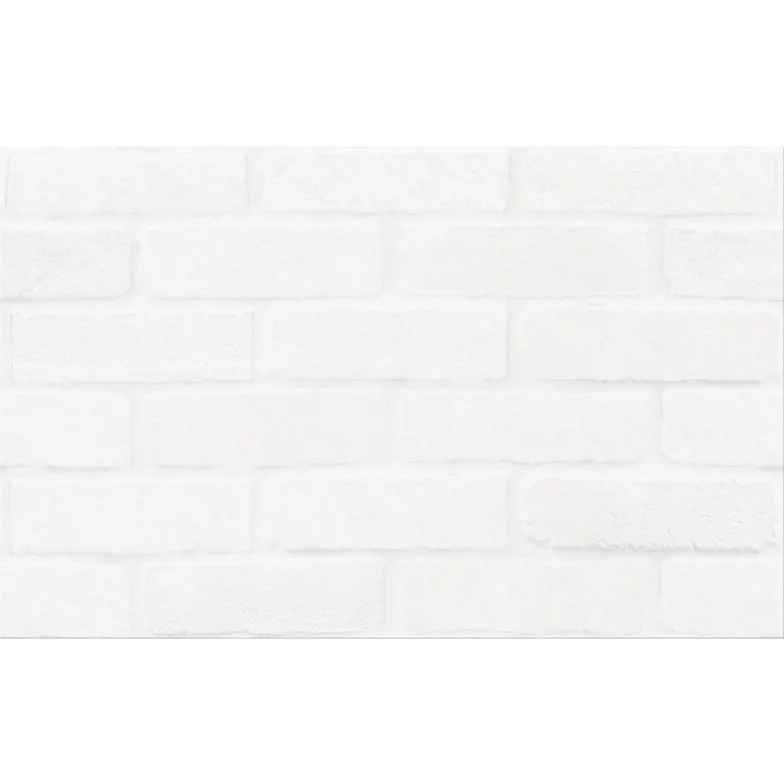 Плитка стінова White Bricks Structure 250x400x8,5 Cersanit