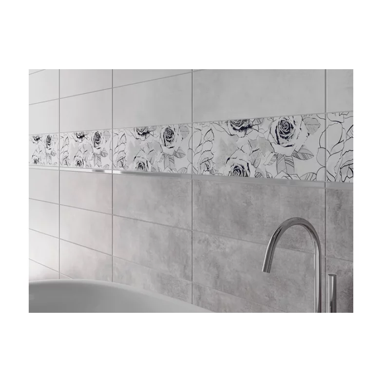 Плитка стінова Snowdrops Grey 200×600x8,5 Cersanit
