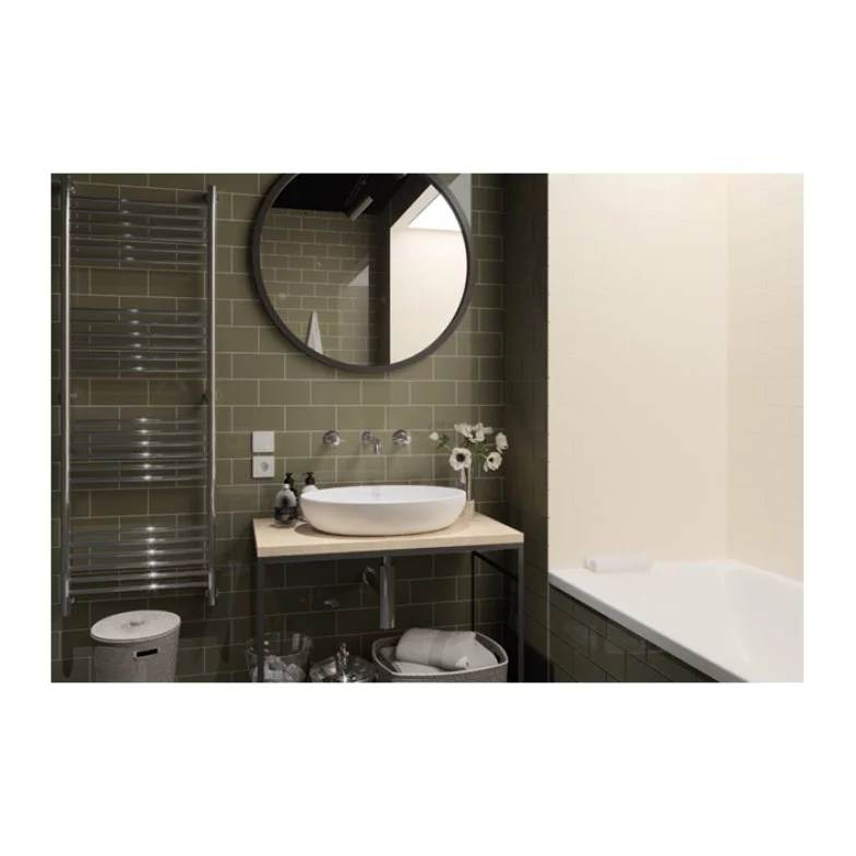 Плитка стінова Metrotiles plane темнo-сірий 100x200x7 Golden Tile