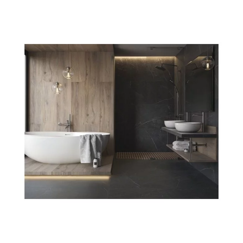 Плитка керамогранітна Barro Nero RECT 598x598x9 Paradyz