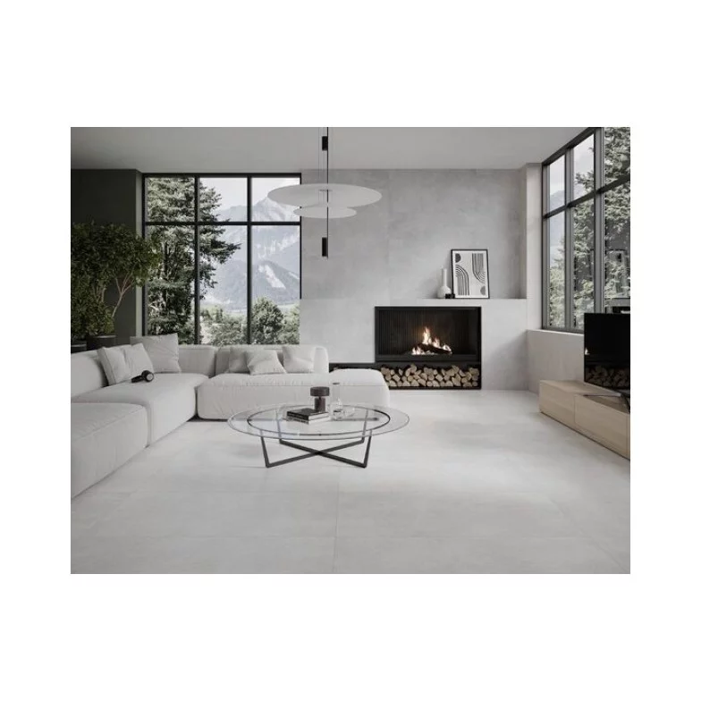 Плитка керамогранітна Ennis U117 Grey RECT LAP 598x598x8 Paradyz