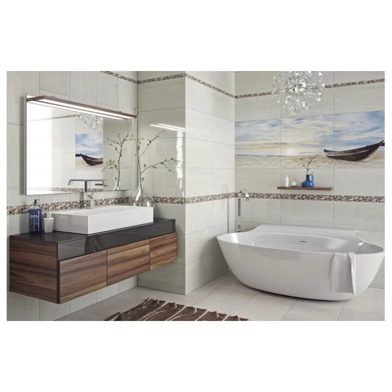 Плитка стінова Crema Marfil Sunrise бежевий 300x600x10,2 Golden Tile