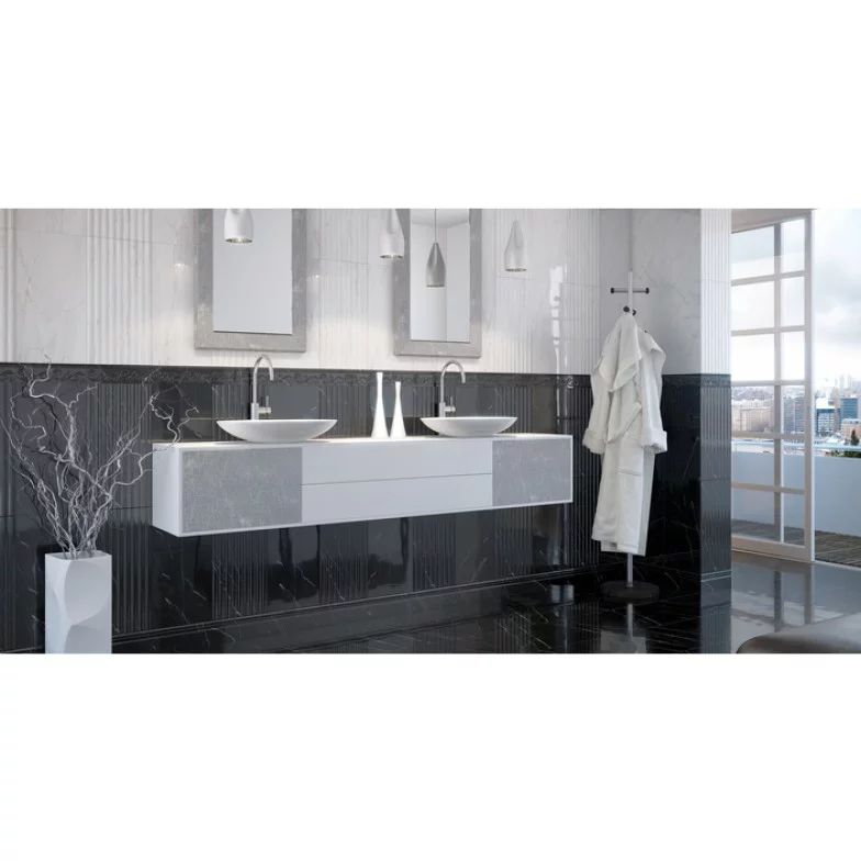 Плитка стінова Absolute Modern білий 300x600x10,2 Golden Tile