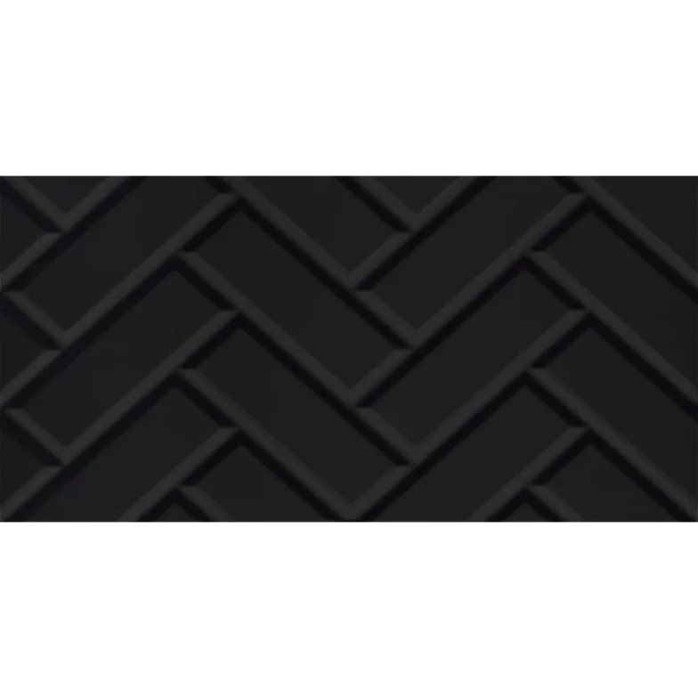 Плитка стінова Moonlight Nero A RECT STR 295x595x9 Paradyz