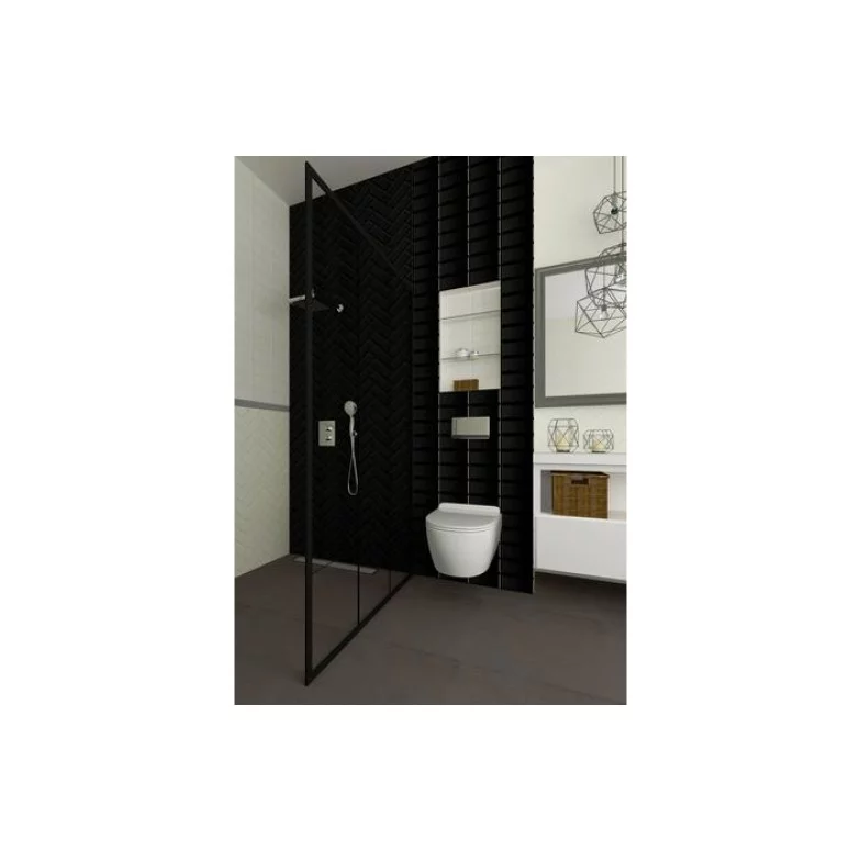 Плитка стінова Moonlight Nero A RECT STR 295x595x9 Paradyz