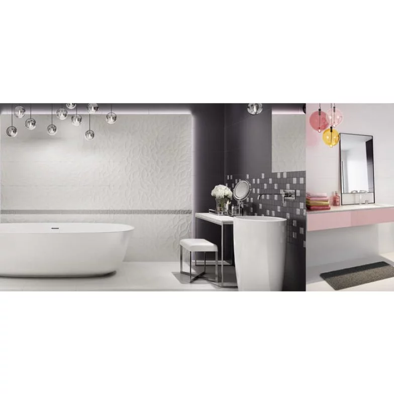 Фриз Uniwersalna listwa szklana Silver 23x600x8 Paradyz