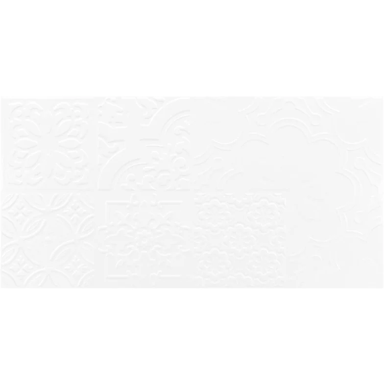 Плитка стінова Tutto Bianco Patchwork білий 300x600x9 Golden Tile