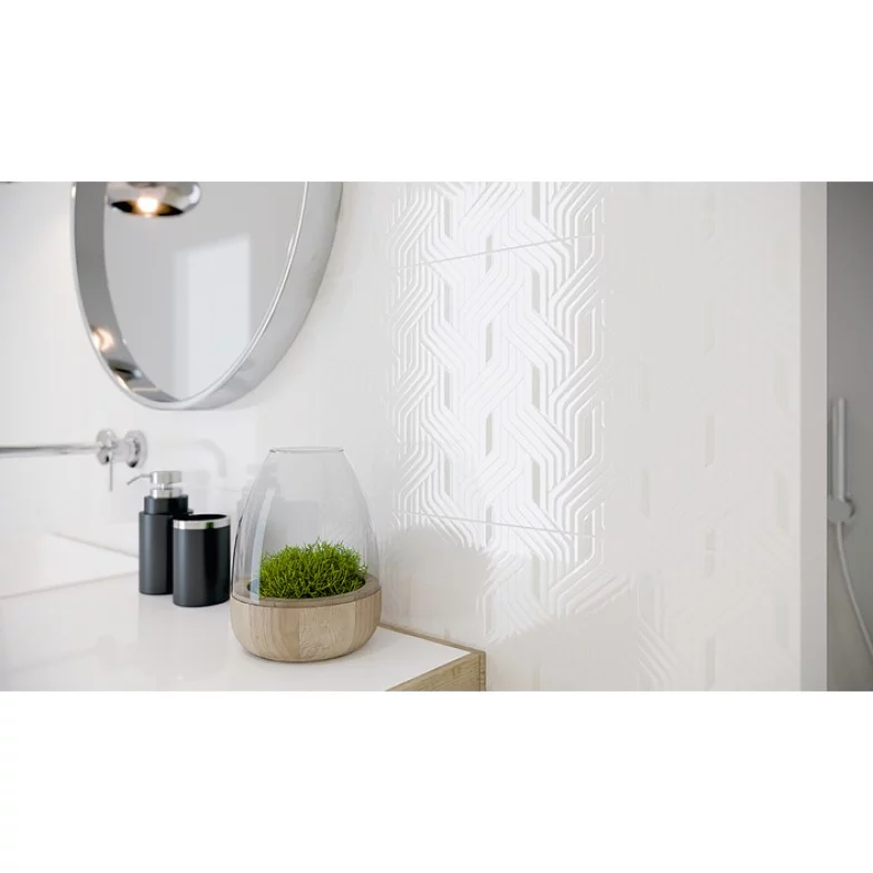 Плитка стінова Synergy Bianco 300x600x9 Paradyz