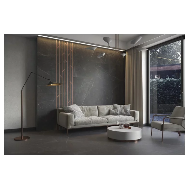 Плитка керамогранітна Barro Nero RECT 898x898x9 Paradyz
