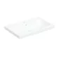 Раковина Geberit, iCon Light 501.848.JT.1,  75 см, з 1 отв.під зміш., з переливом, колір білий матовий