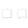 Душова кабіна PRIMERA Frame SHRC56906 90х90 см, скло прозоре