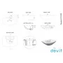 Раковина Devit Comfort New 1110123