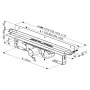 Душовий канал OZW Chrome 750 Ravak  (X01624)