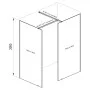 Душова стінка Walk-In Wall 70 Transparent+алюміній Ravak  (GW9W10C00Z1)