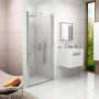 Душові двері CSD 1-80 Transparent + сатиновий Ravak  (0QV40U00Z1)