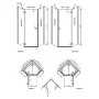 Душові двері Essenza New PTJ 90 R Radaway  (385010-01-01R)