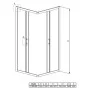 Душова штора Premium Plus C 100x100 Radaway  (30443-01-01N)