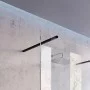 Душова стінка Walk-In Wall-120 Transparent + чорний Ravak  (GW9WG0300Z1)