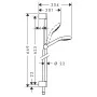 Душовий набір Croma Select S Multi EcoSmart HansGrohe  (26561400)