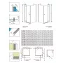 Душова штора Almatea KDJ 120x90 L Radaway  (32144-01-01NL)
