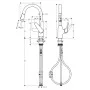 Змішувач M42 для кухні HansGrohe  (71801800)