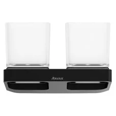 Склянка 10° Black подвійна Ravak  (X07P558)