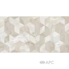 Плитка для стін TEO Ceramics Majestino Mix W/DEC M NR Satin 30,8*60,8 см бежева