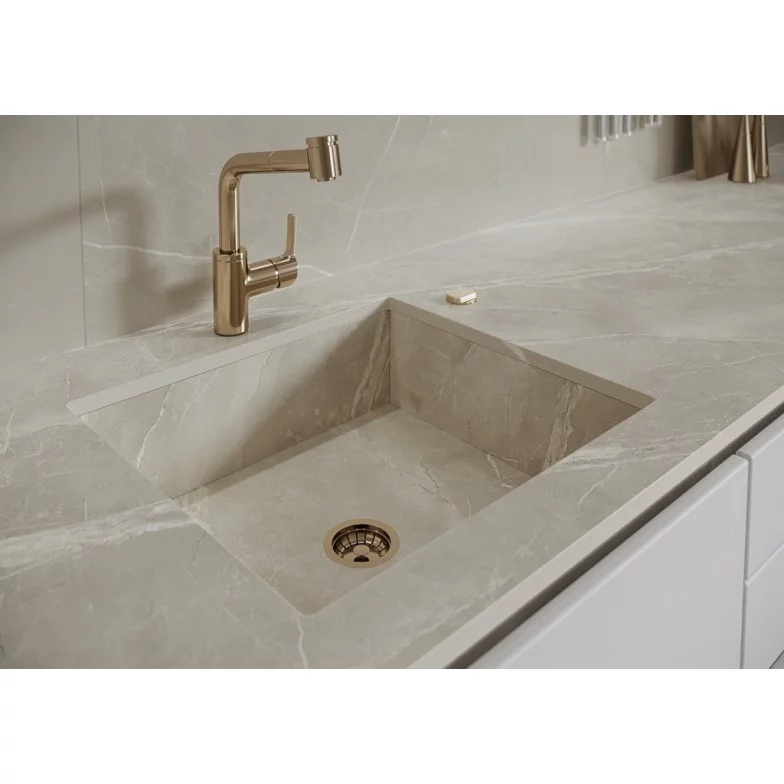 Плитка керамогранітна Ritual Tri-D Taupe Spiek Wielkoform SOFT 1230x3200x12 Paradyz