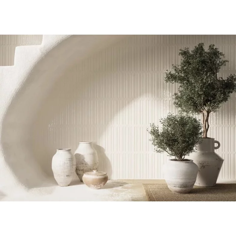 Плитка стінова Monpelli White Cegielka D STR Блиск 65x298 Paradyz