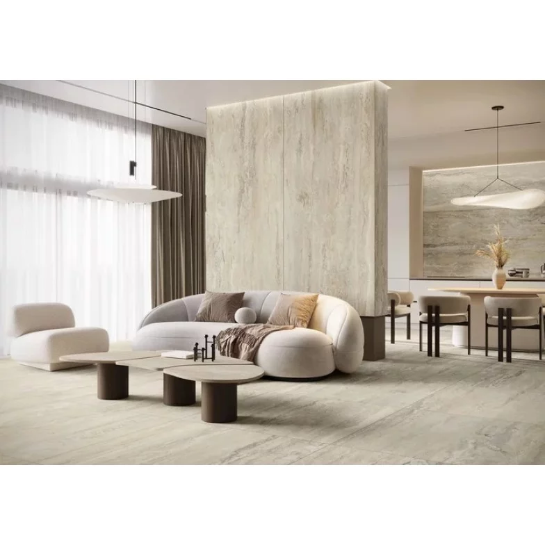 Плитка керамогранітна Infinity Crema SZKL RECT SOFT 1198x2798 Paradyz