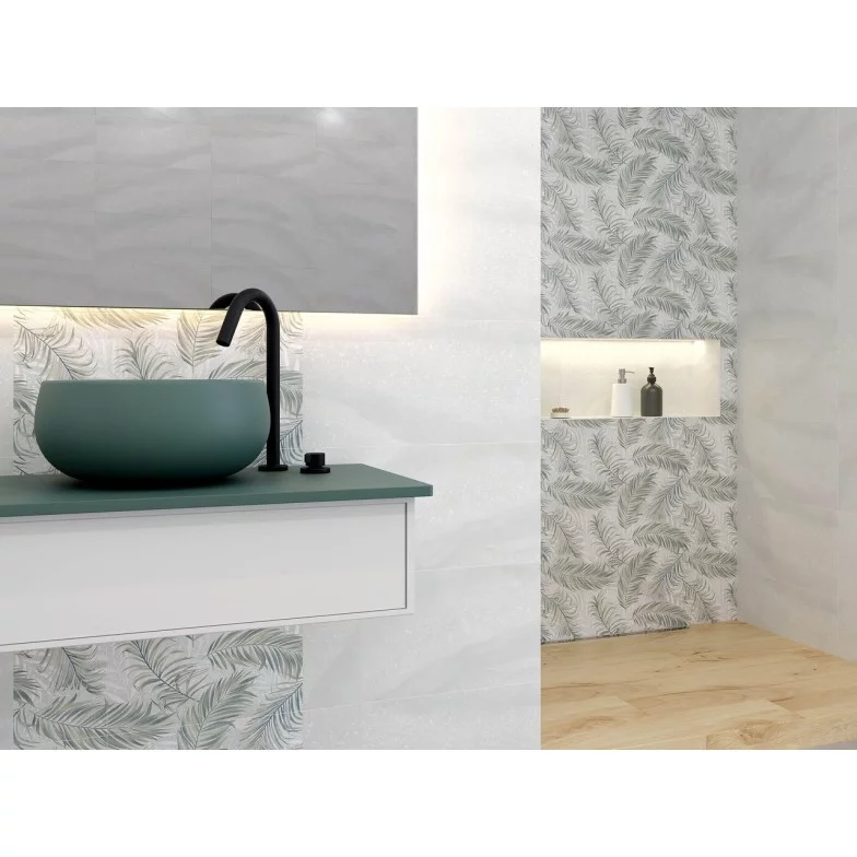 Плитка стінова SR2151 Serenita Сірий Leaf 300x600 Golden Tile