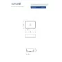 Умивальник 50 см Crea (CCWT1000333927), Cersanit