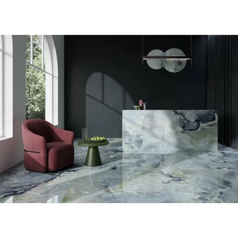 Плитка керамогранітна Invisible Green SZKL RECT POL 1198x2798 Paradyz