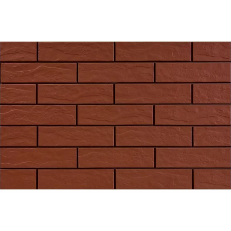 Плитка фасадна Rot Rustiko 6,5x24,5x0,65 код 9522 Cerrad