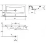 Умивальник 80 см Como (CCWF1000811603) Cersanit